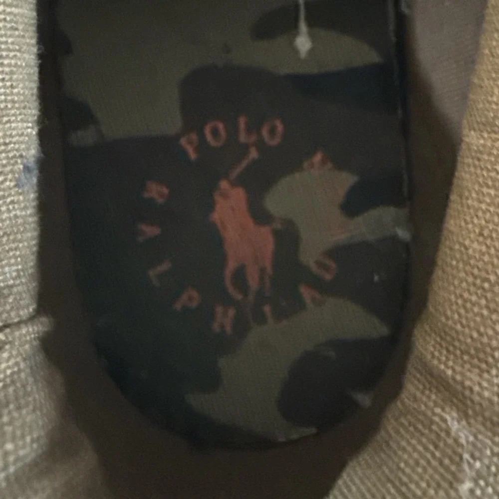 Polo‎ Ralph Lauren Olive Green Camo Sneakers Boys Size 6
